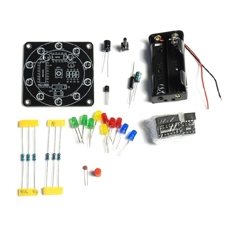 Educational LED Spin Wheel Kit  Exciting DIY Project Suitable for Electronics Enthusiasts, Interactive Fun and Learning