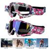 Outdoor-Fahrradbrille mit elastischem Band, UV-Schutz, winddicht, leicht, für Männer und Frauen, Skifahren, Snowboarden, Motorradfahren, Sportbrille