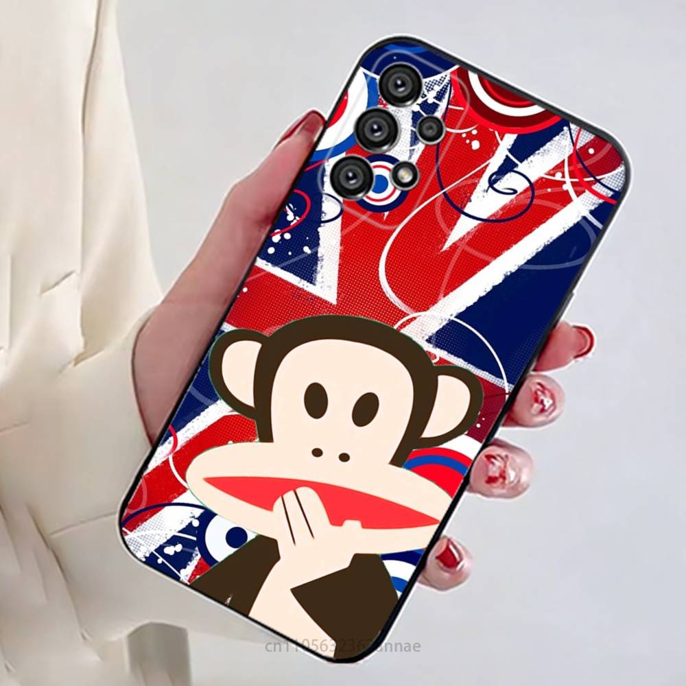 Monkey Funny P-Paul F-Frank Phone Case for Samsung Galaxy A73,23,53,33,14,24,13,72,22,52,32,54,A34 Soft Cover