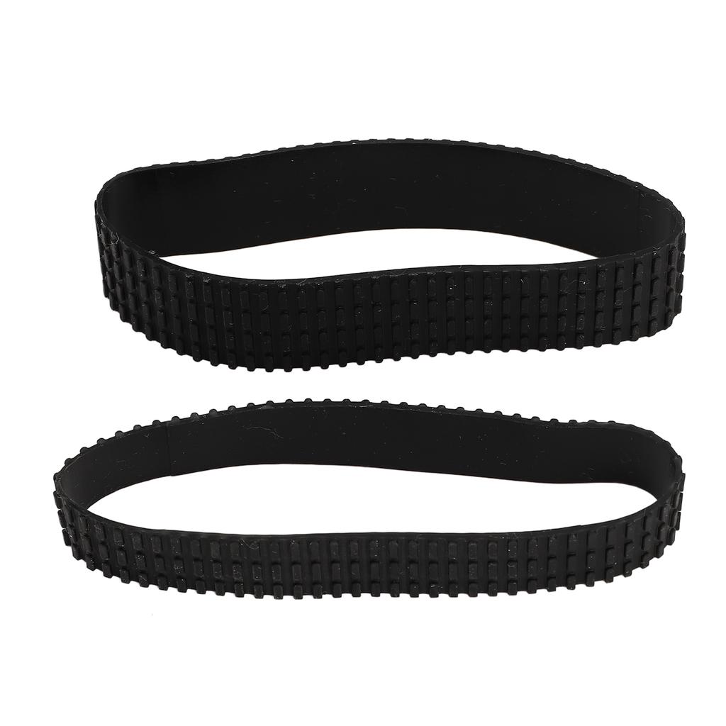 2PCS Lens Zoom Grip Rubber Ring Replacement Part Lens Grip Rubber Circle for 17 To 55mm Lens