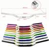 Guidão Universal para Motocicleta PRO Fat Bar 1-1/8" 28mm para KTM Honda Suzuki Yamaha Kawasaki Racing Dirt Pit Bike Anodização CNC