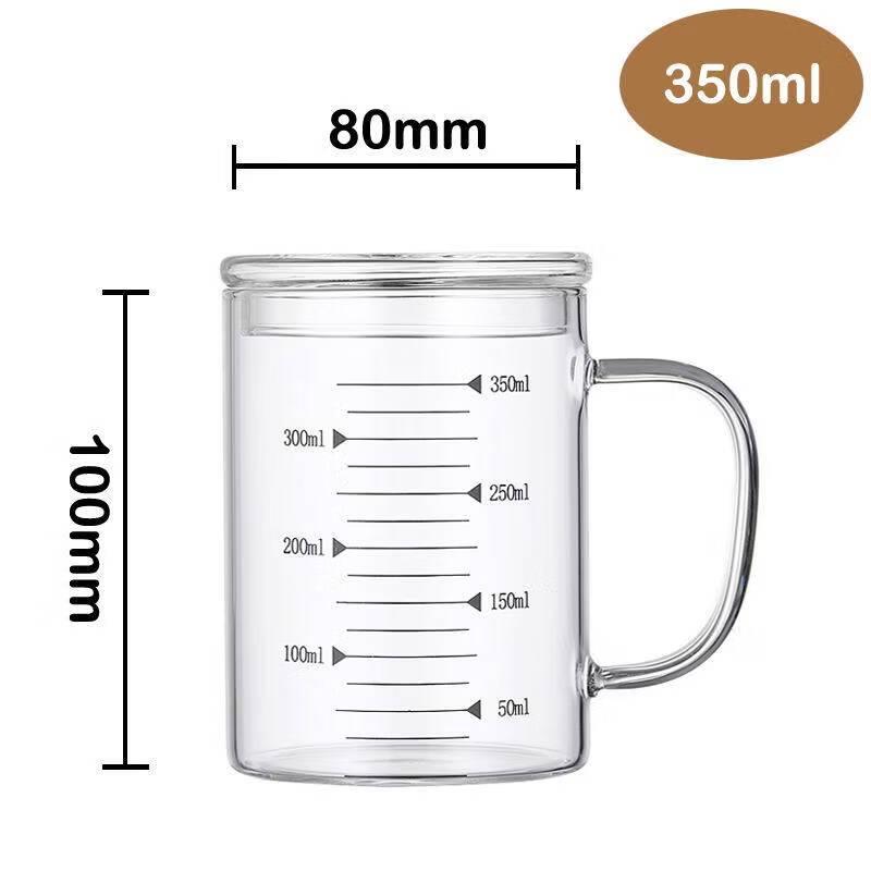 ZISIZ Transparent Large Capacity Water Cup