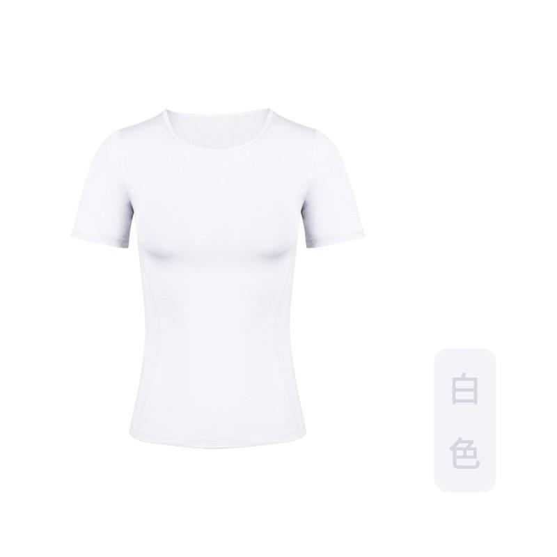 Womens Breathable Quick-Dry Yoga T-Shirt Short Sleeve Loose Fit Athletic Top Running Gym Workout Summer