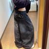 Jeans Donna GLYDE Vita Alta Design Vintage Hip Hop Straight Baggy Pantaloni in Denim Street Y2K Stile Americano Gamba Larga Pantaloni in Denim