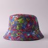 Digital printing small edge bucket hat spring and summer double-sided can wear outdoor sunshade basin hat spot