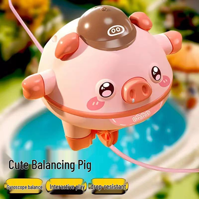 Kids' Balance Pig: Electric Roly-Poly Unicycle & Educational Spinning Top