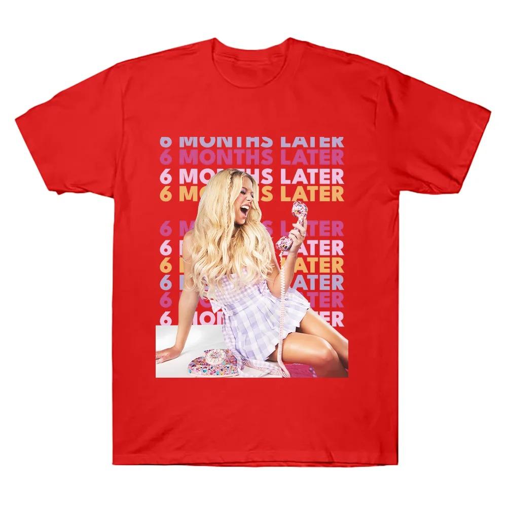 

Unisex Women Fashion O-Neck Cotton Tee Megan Moroney 6 Months Later New Graphic T Shirt Retro Aesthetic Short Sleeve Casual T-shirt 4XL
