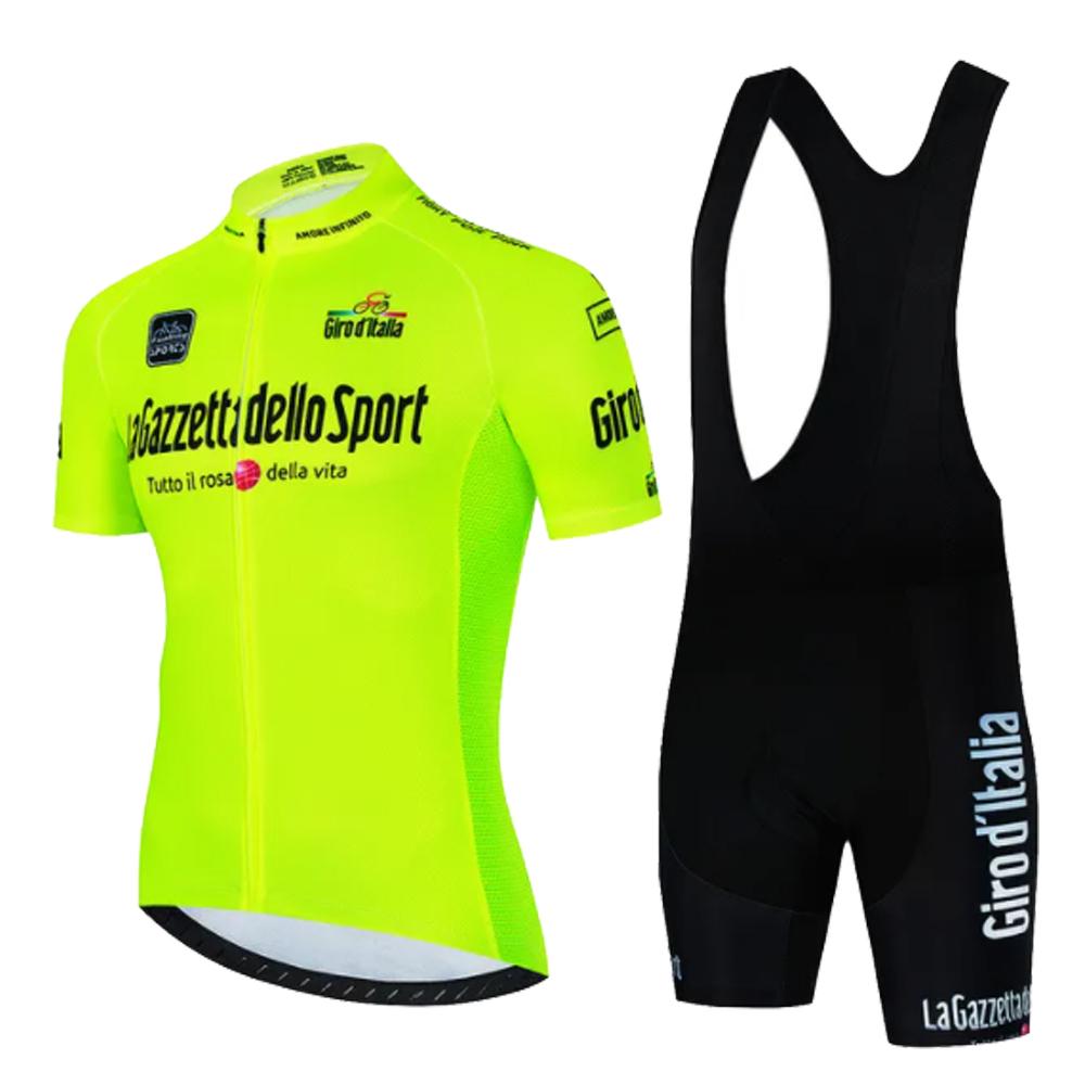 2025 Tour De Giro Radtrikot Set Sommer Radbekleidung MTB Fahrradbekleidung Uniform Maillot Ropa Ciclismo Radanzug