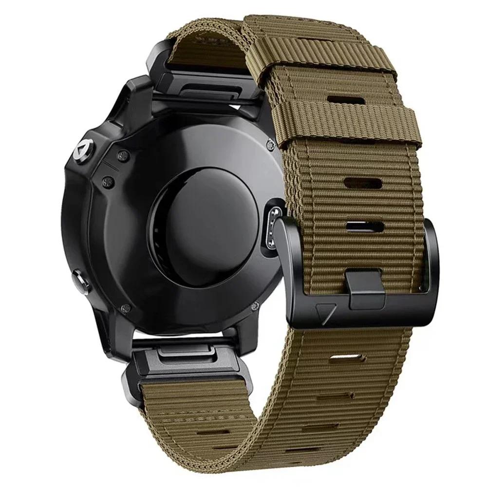 

Ремешок QuickFit 22 мм 26 мм для Garmin Instinct 3 50 мм 45 мм Ремешок для Garmin Instinct 2 Solar 2X E Браслет Нейлоновый плетеный ремешок для часов 1PCS QuickFit 22mm жёлтый