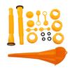 Gas Can Spout Replacement Kit Gas Can Nozzle Caps with Funnel for Most Plastic Gas Cans