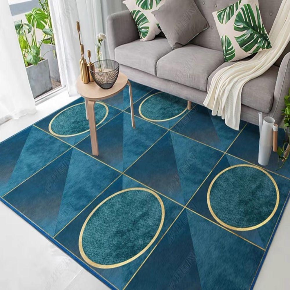 Geometric carpet for living room and bedroom home decoration