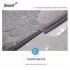 Ansellary 3-Piece Pebble Stone Bathroom Mat Set