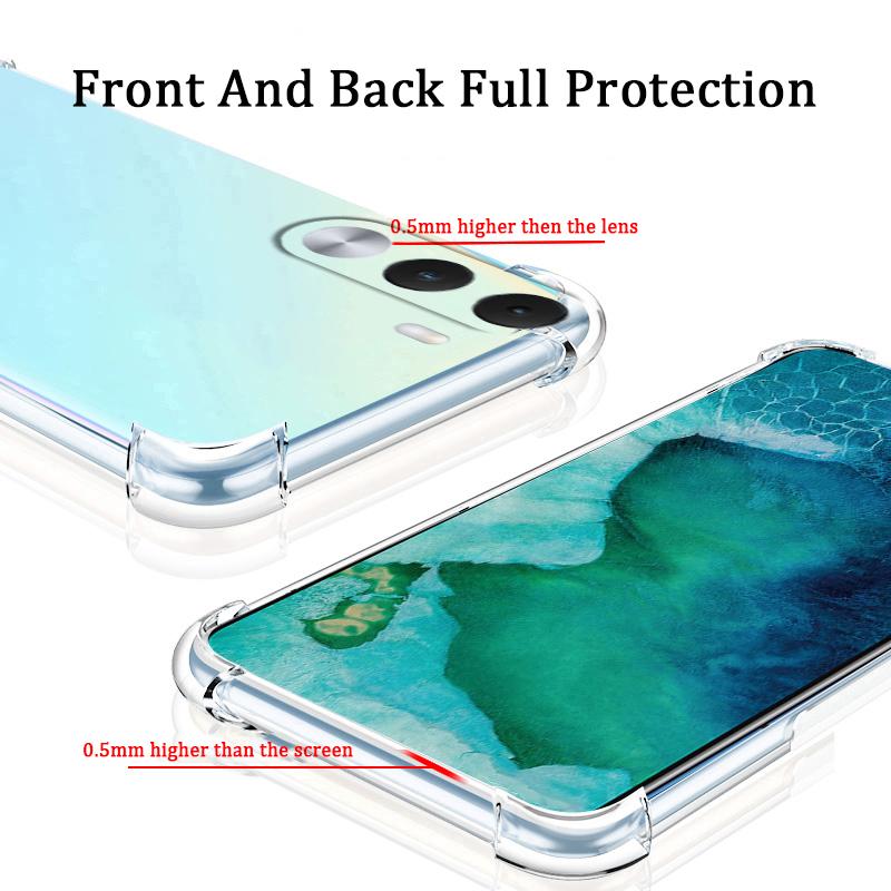 For Realme C100X Case Air Protection Silicone Clear Transparent Shockproof Housing for Realme C100i Phone Casing