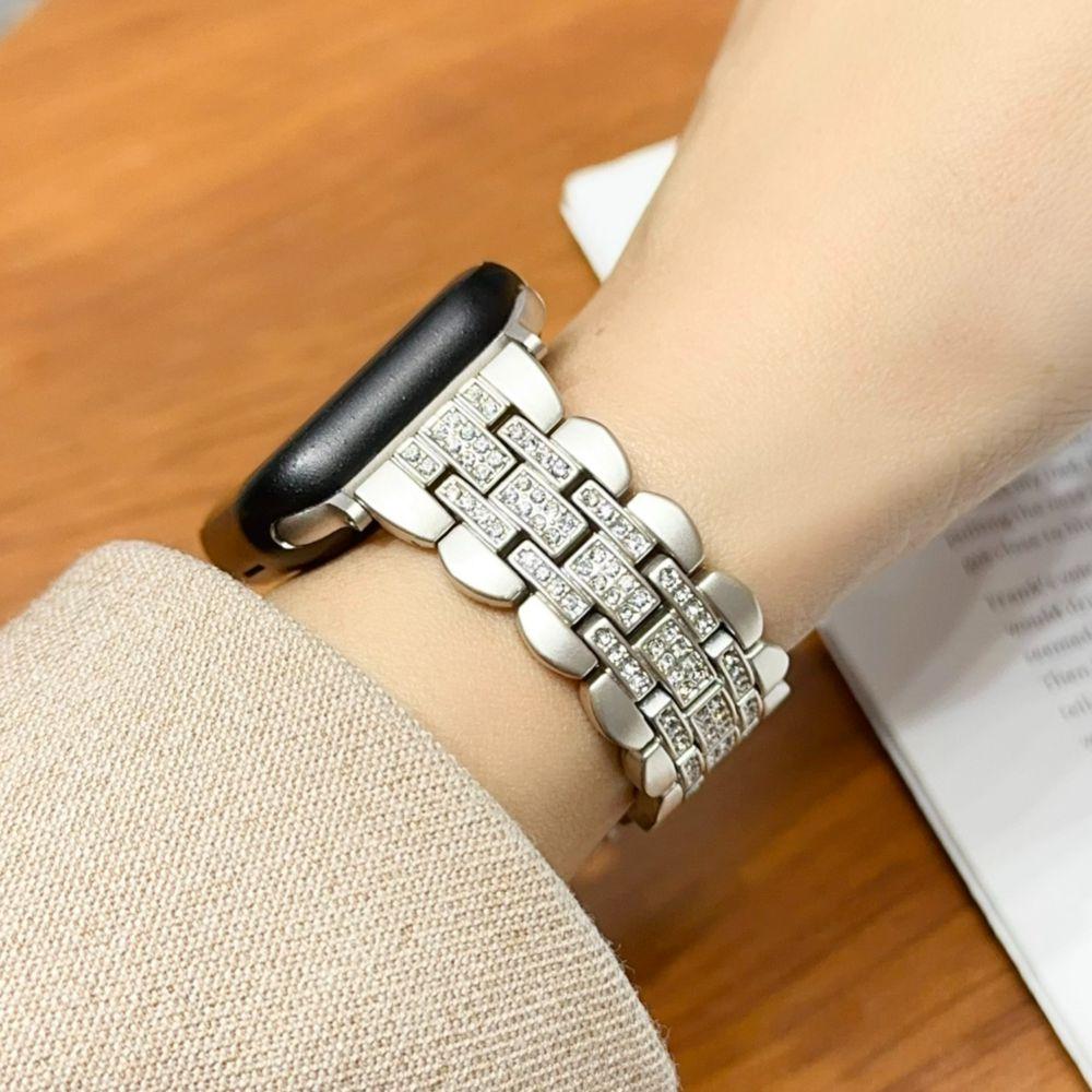 Diamond Watch Straps for Apple Watch Band 41 40 46 42mm Women Luxury Metal Bracelet iWatch Ultra S11 10 9 8 7 6 SE 5 38 45 44mm