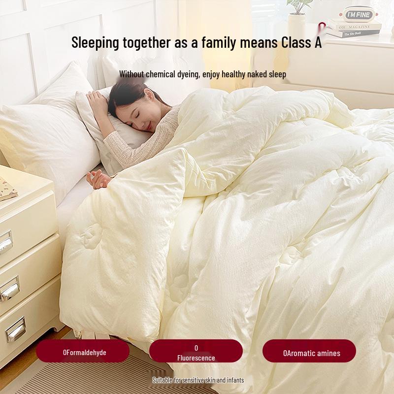 Xinjiang Cotton All-Season Quilt: Warm, Thick, and Suitable for Student Dormitory Use