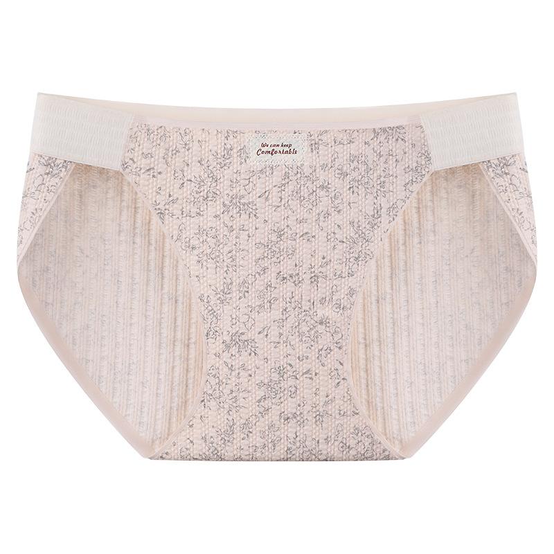 Plus Size Women's 10A Cotton Antibacterial Crotch Breathable and Gently Tucked High Waist Briefs