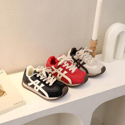 2025 Autumn Kids' Genuine Leather German Trainers: Boys' & Girls' Sports Shoes