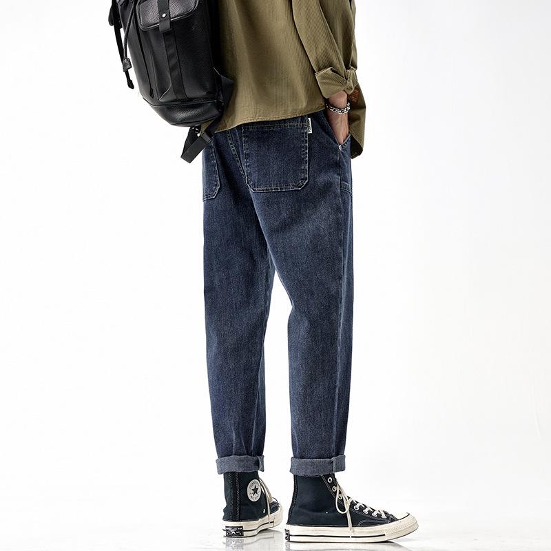 

Мужские джинсы-шаровары свободного кроя в стиле ретро — коллекция весна и осень 34 (Waist 2 7 ) 160 lbs