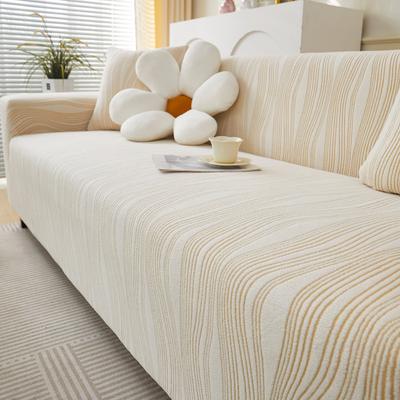 New High End Sofa Cover with Elastic Full Coverage All Purpose Jacquard Velvet Suitable for All Seasons Anti Cat Scratch Sofa Cover