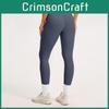 Schwarz-Pinkes Kreuz-Design Sportliche Leggings für Damen mit atmungsaktiver Nylonmischung