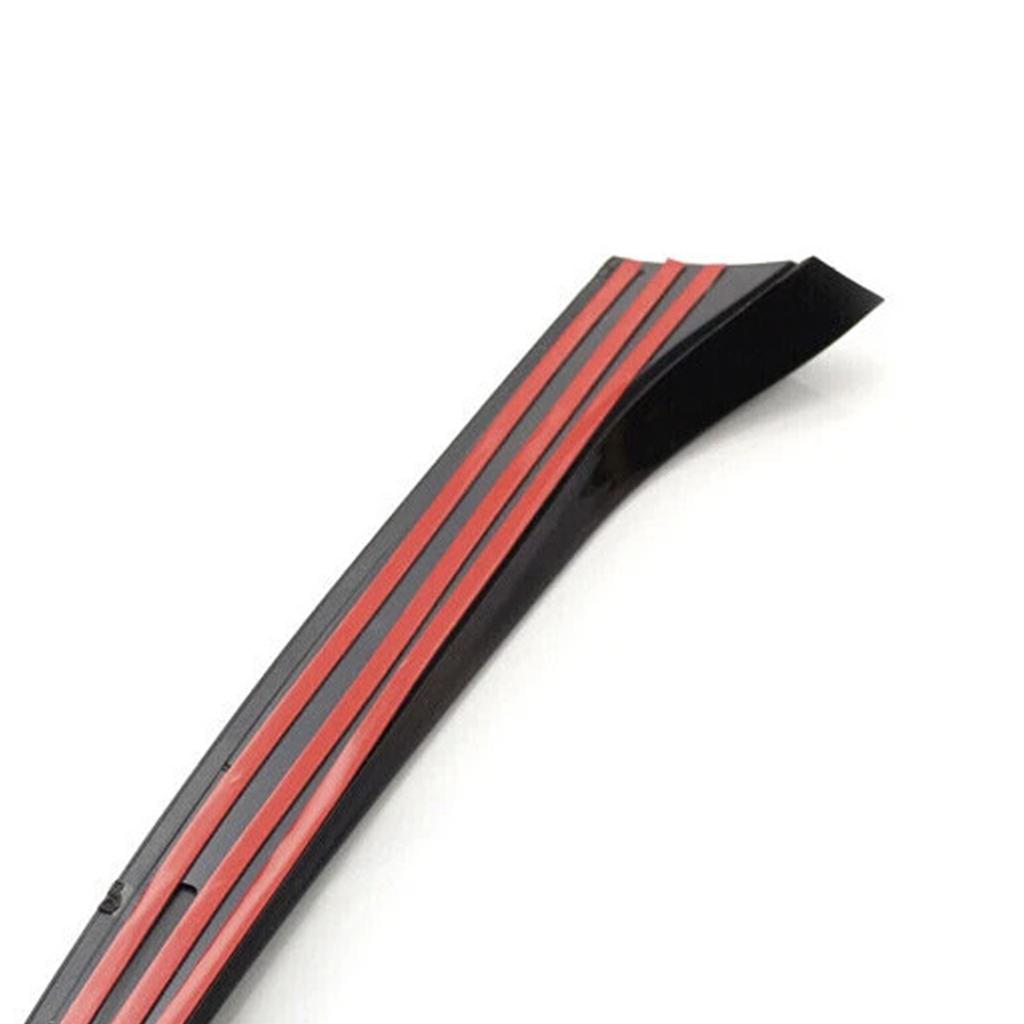 Gloss Black Pair Rear Window Side Wing Spoiler For VW Passat B7 Wagon 11-15