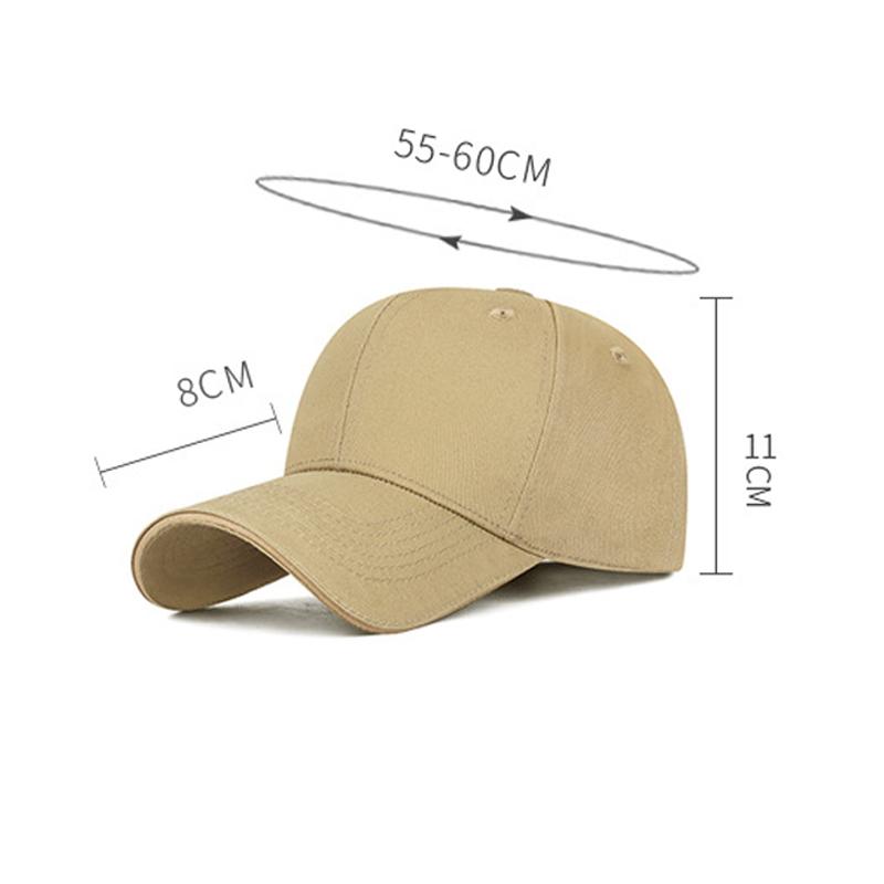 Four Seasons Men Women Solid Color Baseball Cap Curved Eaves Outdoor Sports Sunshade Cap