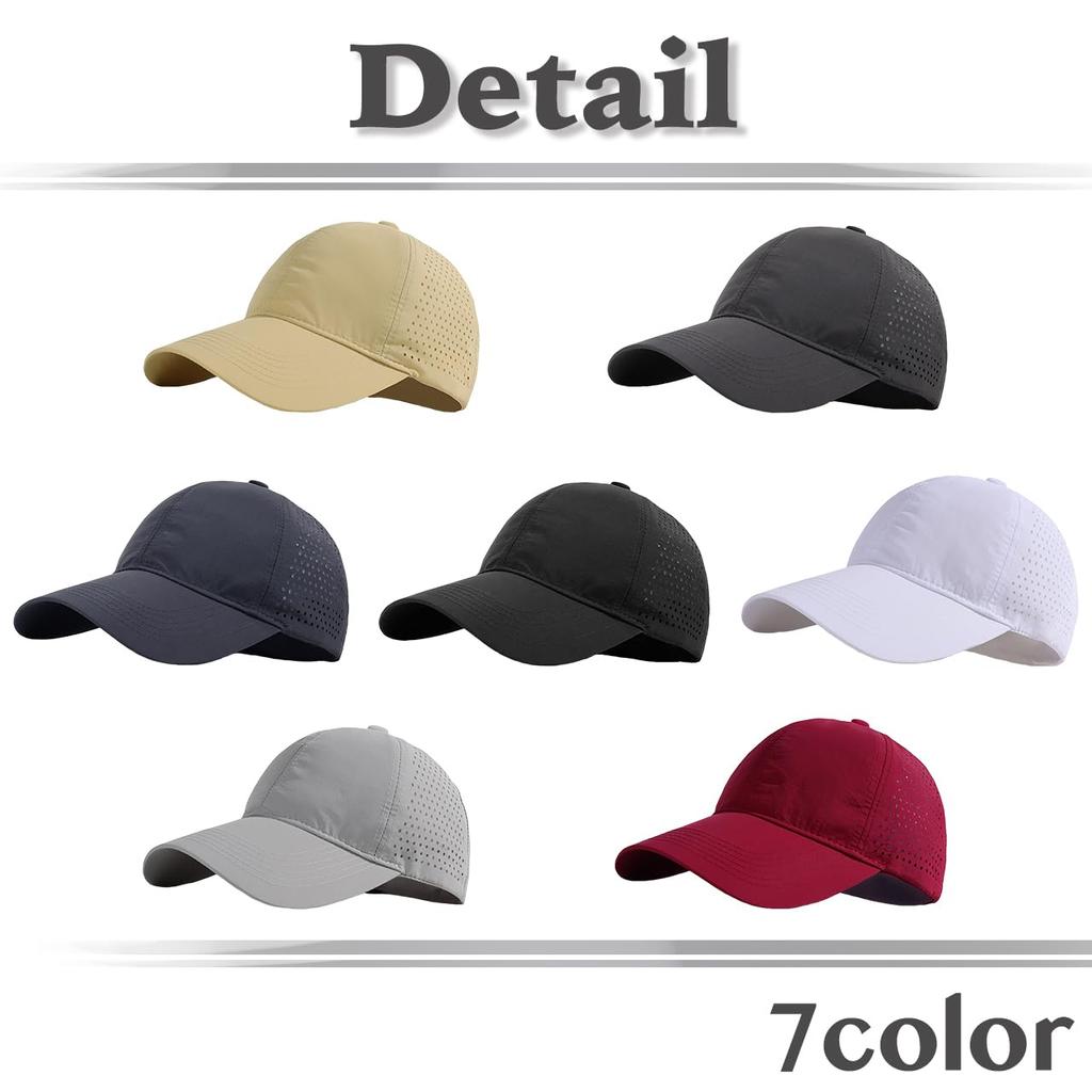 Cap Hat Waterproof Mesh Running Sports Breathable UV Protection Men Women CZ972 [White Fang] (Wine)
