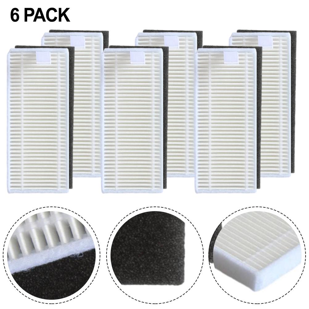 6pcs Vacuum Filters For Lefant M310 Robot Vacuum Cleaner Hepa Washable Replacement Filters Accessories