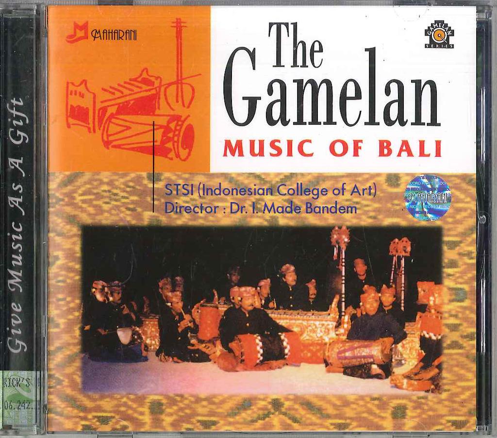 CD DR.I.MADE BANDEM - Gamelan Music Of Bali NONE MAHARANI Non Japan World Music Used