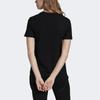 Adidas Originals Trefoil Tee Color Block Logo Print Sports American Vintage Crew Neck Short Sleeve T-Shirt Women Tops Black FM3311