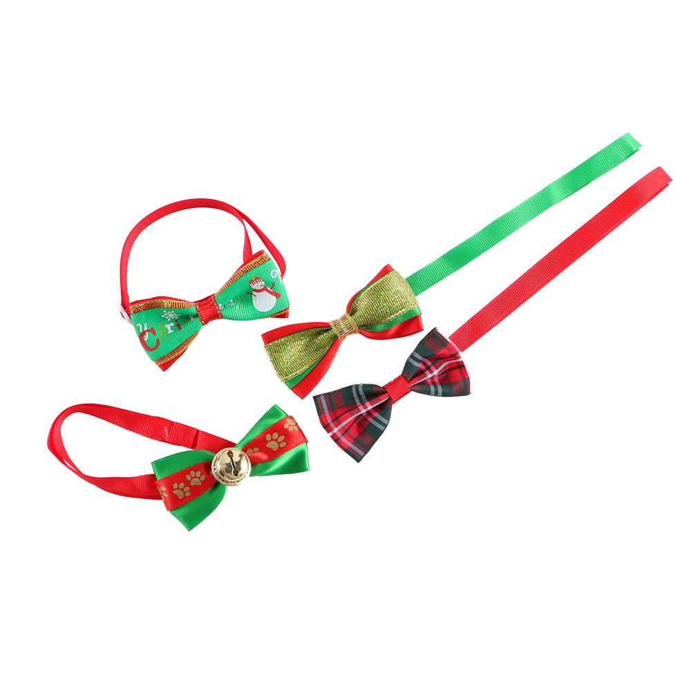 Bowtie Necklace Xmas Dog Costume Bowknot Dog Bow Tie Dog Collar Cat Collar Christmas Dog Decoration