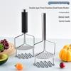 In-Stock Double-Layer Press-Type Stainless Steel Mashed Potato and Pumpkin Masher Tool