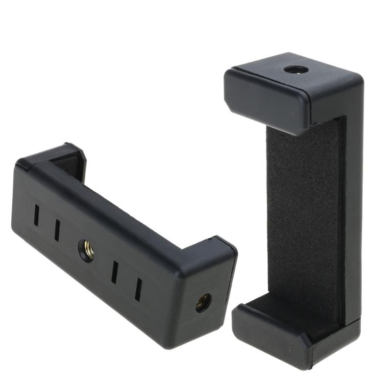 Tripod Stand Phone Clip 1/4inch Screw Hole Holder For Tripod Mobile Smartphone Universal Accessories Stand Mount