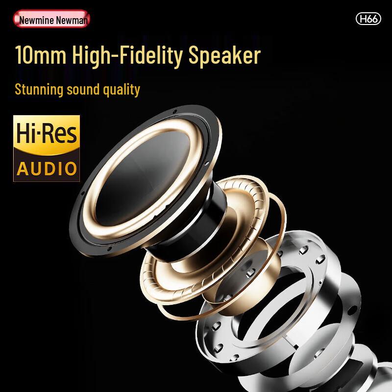 Newman H66 Neckband Sport Bluetooth Earbuds