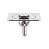 Stainless Bathroom Floor Cover with -Odor, Push & Foot Press -Up for Pipe