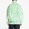 adidas X Stella McCartney Collaboration High-Contrast Striped Pattern Full Print Stand Collar Work Jacket Women Jacket Green HS0988