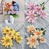 Silk Dahlia Flower Decorations For Wedding Venue And Home Interior Styling