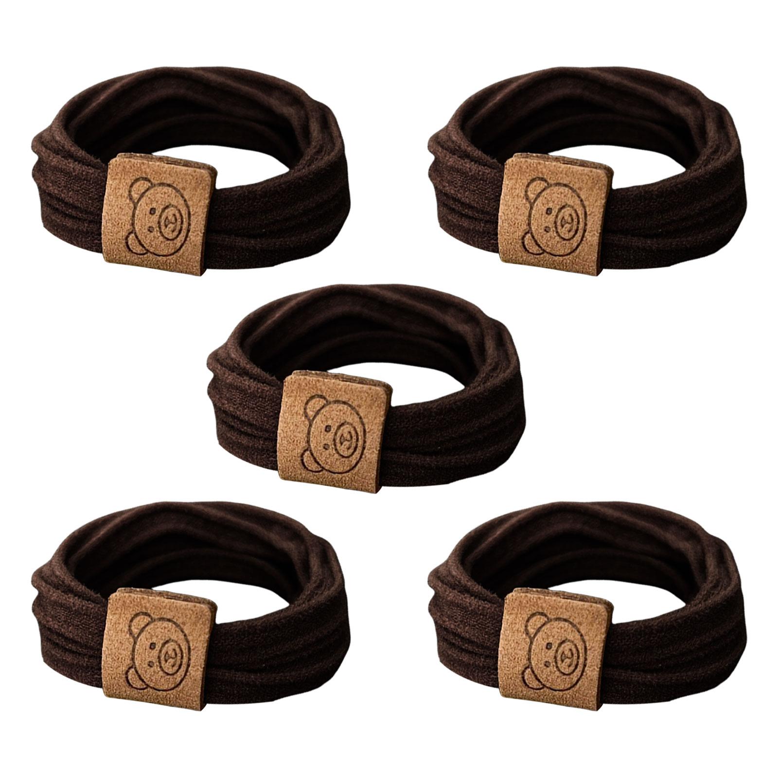 

5 шт. еластичні гумки для волосся, проста стрічка для волосся, багаторазова упаковка кілець для волосся, чарівна проста стрічка для волосся, мотузка для волосся для дівчинки 2