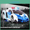 Large Remote Control Transforming Car Toy For Kids Usb Charging Model