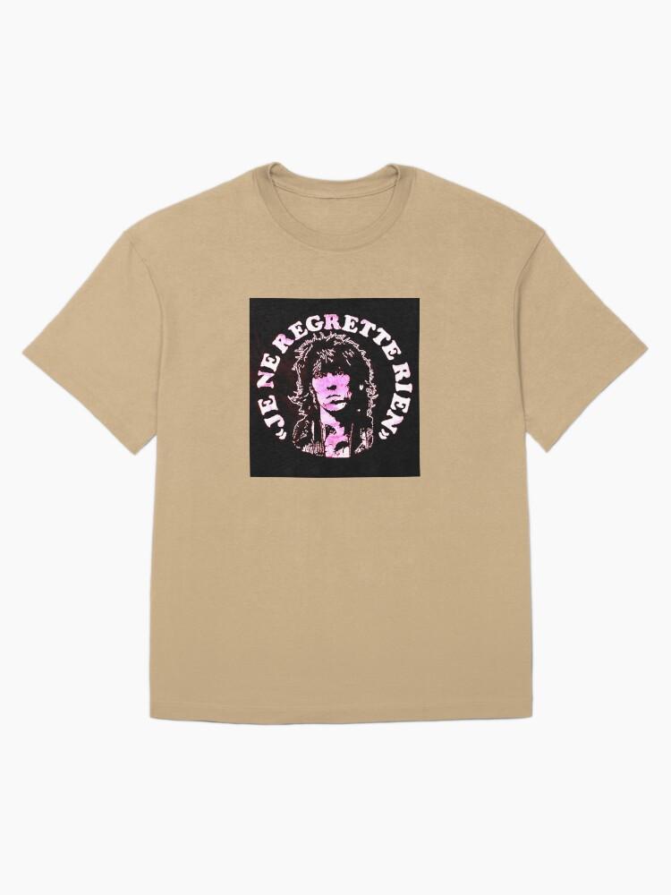 édith Piaf Keith Richards "Je Ne Regrette Rien" Oversized T-Shirt