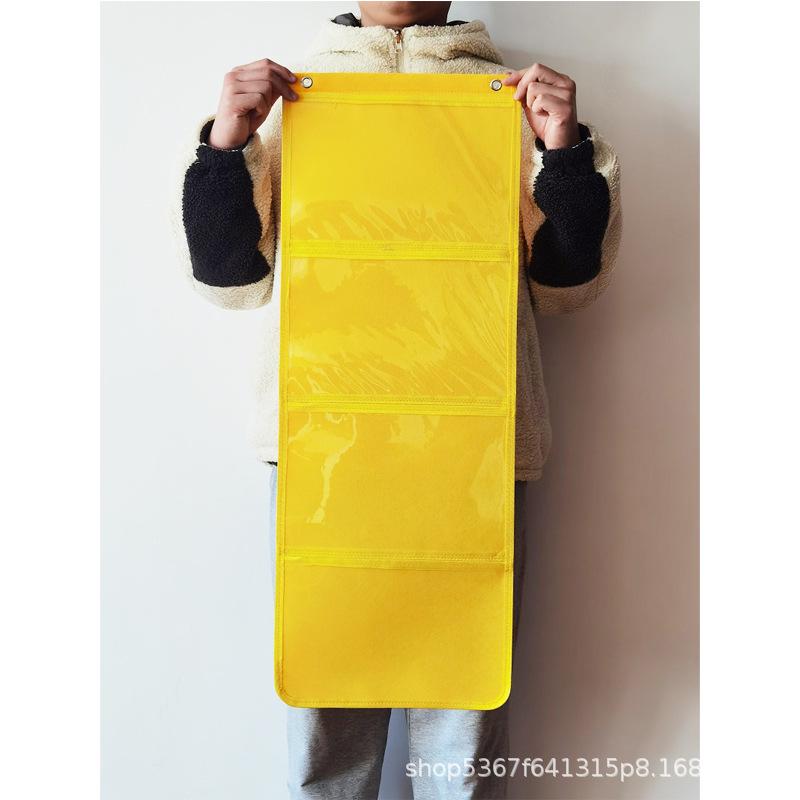 A4 Transparent Hanging Art and Book Storage Bag - Modern and Simple