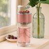 350ml Glass Tea Water Bottle Double Layer Flower Tea Cup Tumbler Tea Infuser Bottle  Office
