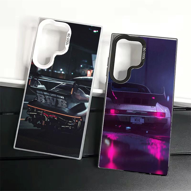 Sports Car RWB Cool Shockproof Phone Case for Samsung Galaxy S26 Edge S25 Ultra S24 FE S23 Plus S21 Cover Anti Fall Fundas