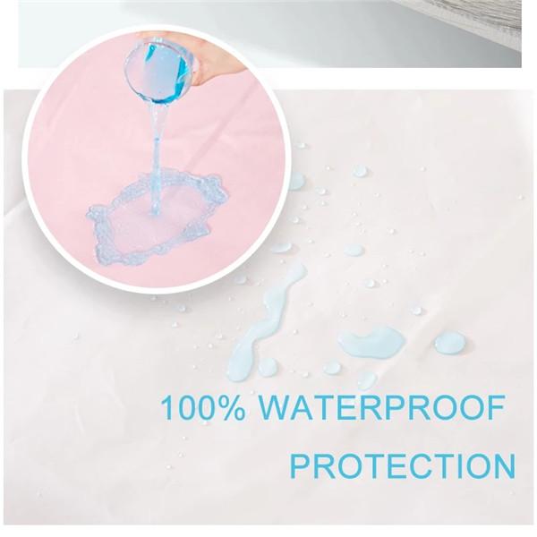 Spannbettlaken für mehrere Größen, wasserdicht, staubdicht, gegen Milben und Bakterien, Matratzenbezug, Bettlaken, Bettlaken, tiefes Taschenlaken