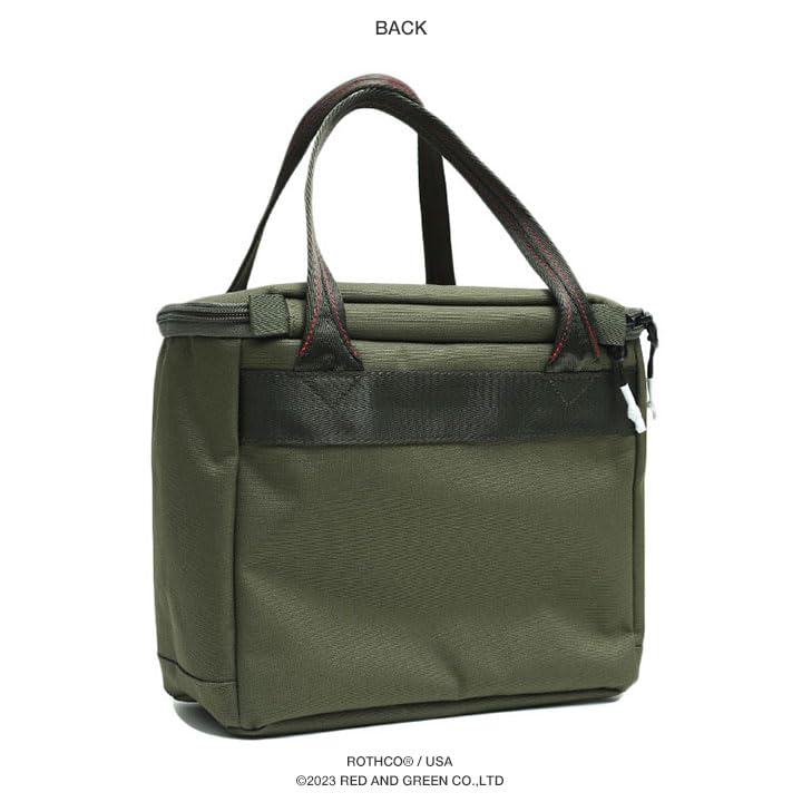 Adult ROTHCO Mini Tote Insulated Cooler Size 45058 [Authentic, B-Style] Bag, Bag, Small, Canvas, Nylon, Men's, F, Green,