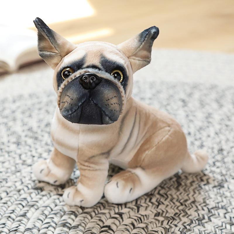 18cm Schattige Hondjespop Dalmatiër Bulldog Beagle Chihuahua Shar Pei Zittende Knuffel Hondjes Pluche Speelgoed Cadeau 18cm