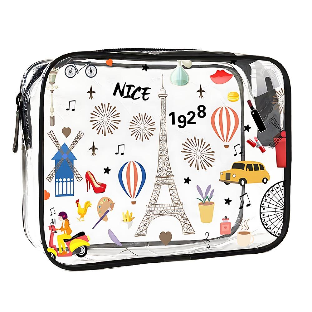 Large Capacity Travel Organizer Transparent Toiletry Pouch New Makeup Bag  for Women