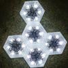 Solar Tile Lights, Outdoor Waterproof Garden Lights, Courtyard Step Atmosphere, Hexagonal Buried Lighting Fixtures