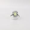 Natural Peridot Gemstone 925 Sterling Silver Jewelry Handmade Wedding Ring For Women RR-71-3