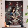 Game AAlice Madness Returns Tapestry Wall Hanging Cheap Hippie Wall Hanging Bohemian Wall Tapestries Mandala Wall Hanging